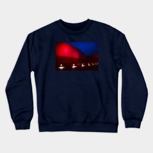 Red architecture Crewneck Sweatshirt